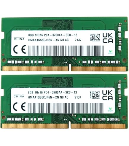 Memory HMAA1GS6CJR6N-XN Compatible for SK Hynix 8GB DDR4 SO-DIMM
